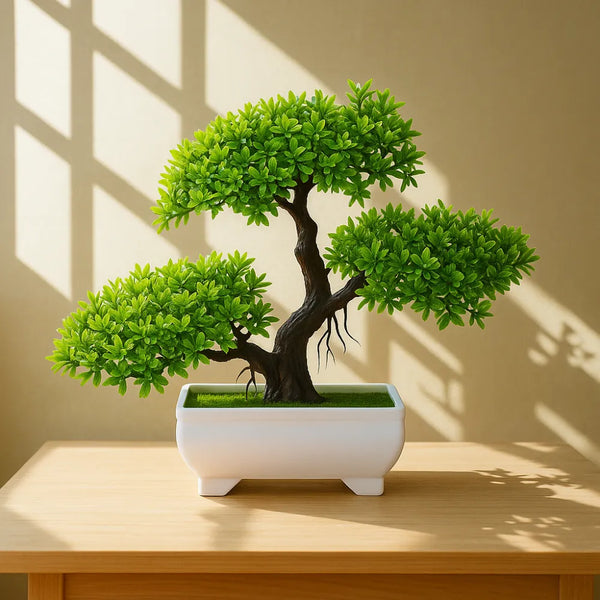 Bonsai Artificial Decorativo em Vaso - Jardinista
