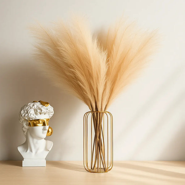 Capim-dos-Pampas Artificial 10 Hastes - Jardinista